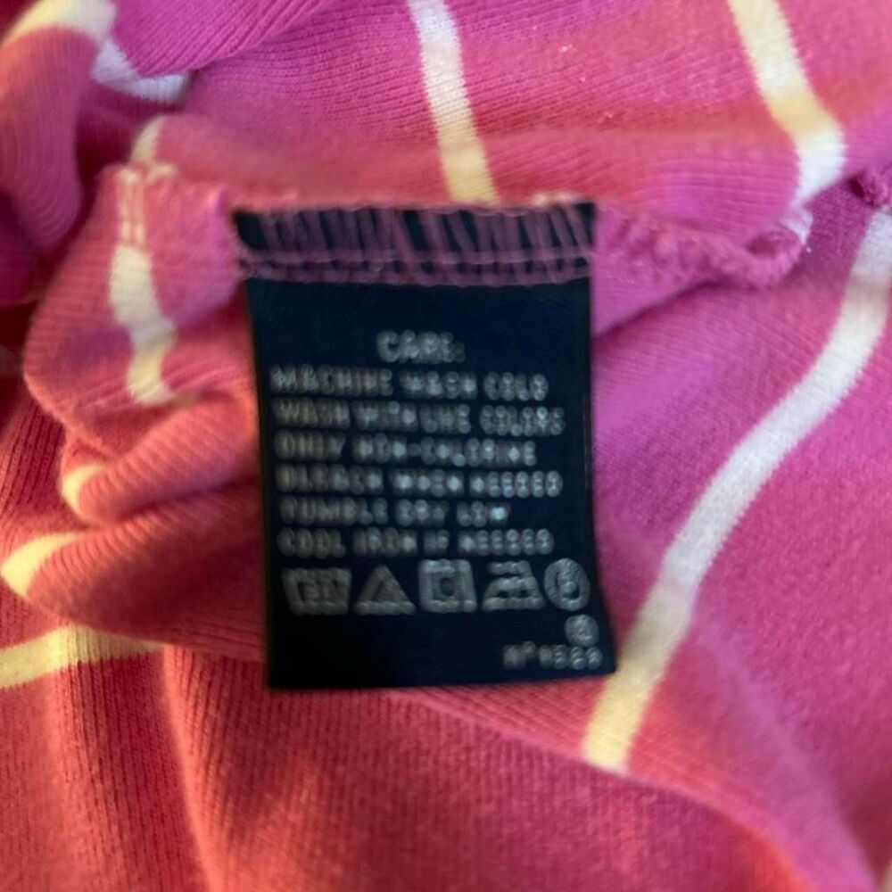 Ralph-lauren Women's Pink and White T-shirt - Picture 5 of 6